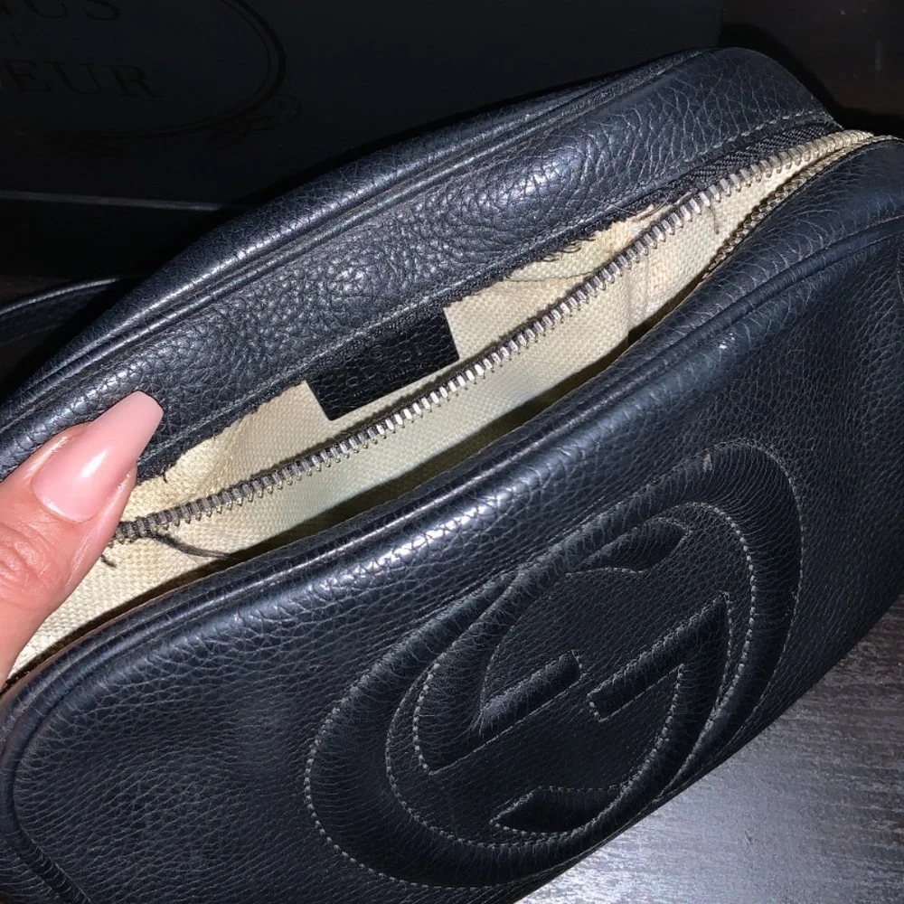 Gucci pebble calfskin small disco bag - Picture 5 of 10